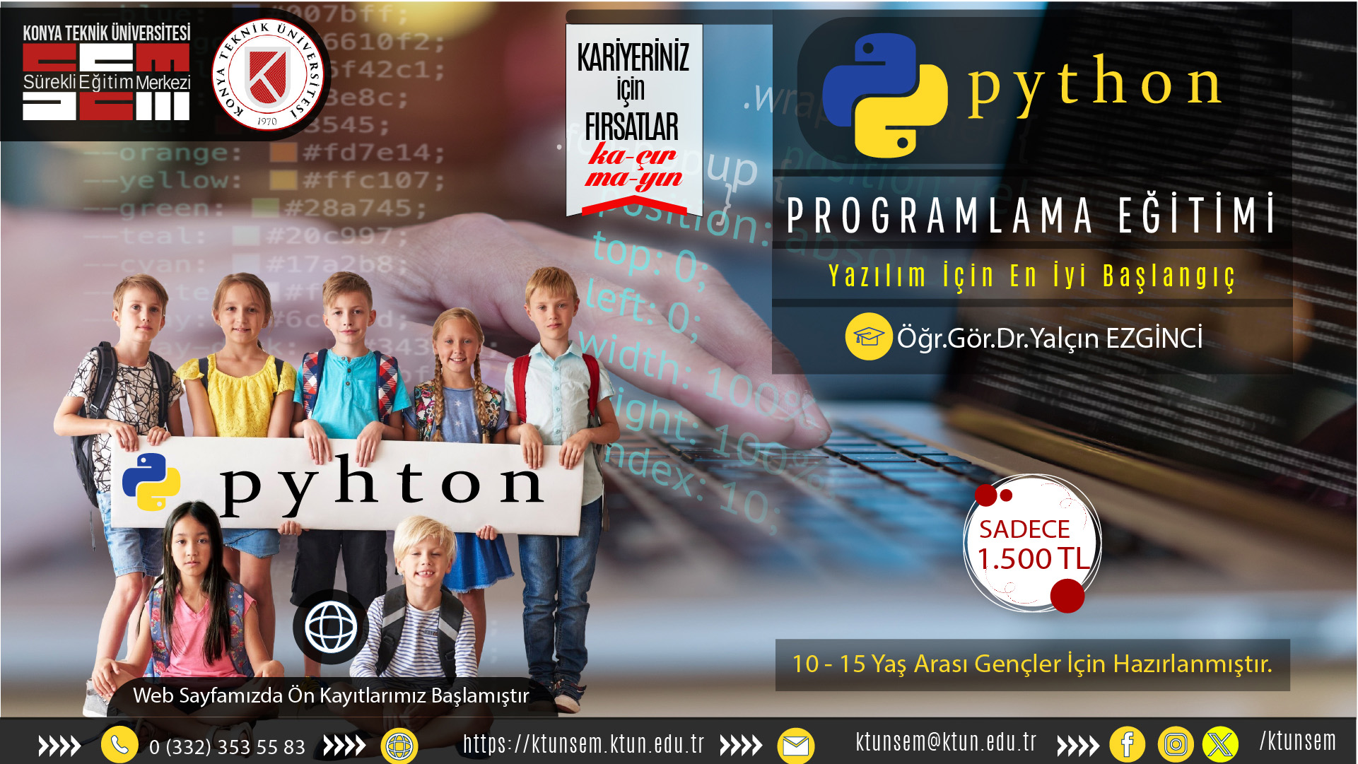 Gençler İçin Python Kodlamaya Giriş